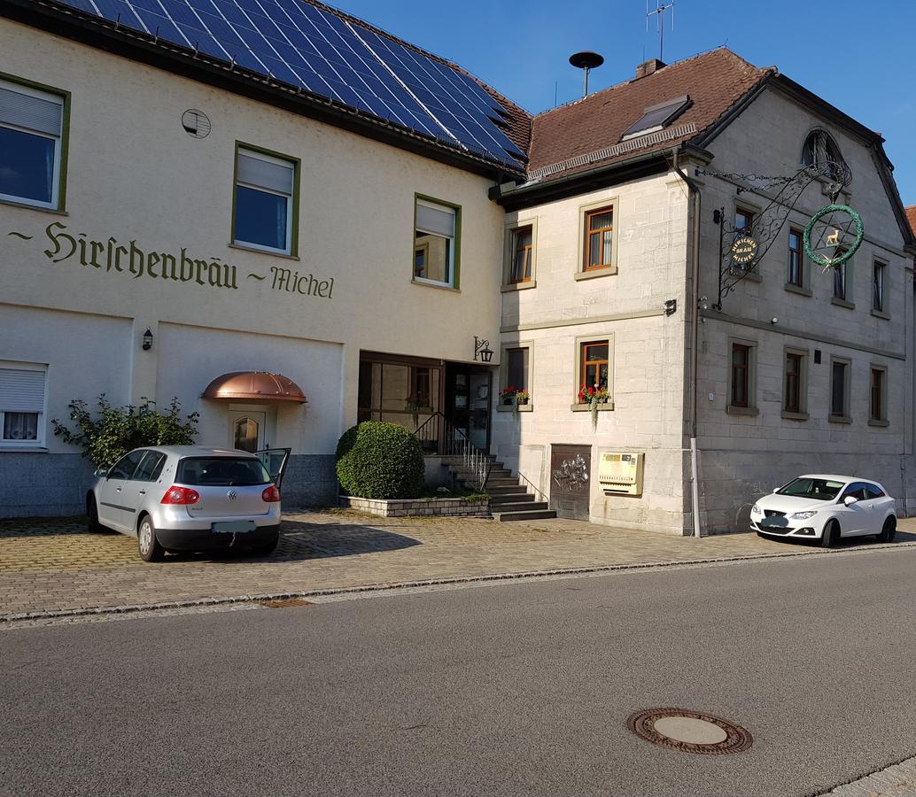 Gasthof Hirschenbraeu Michel Rauhenebrach Exteriör bild